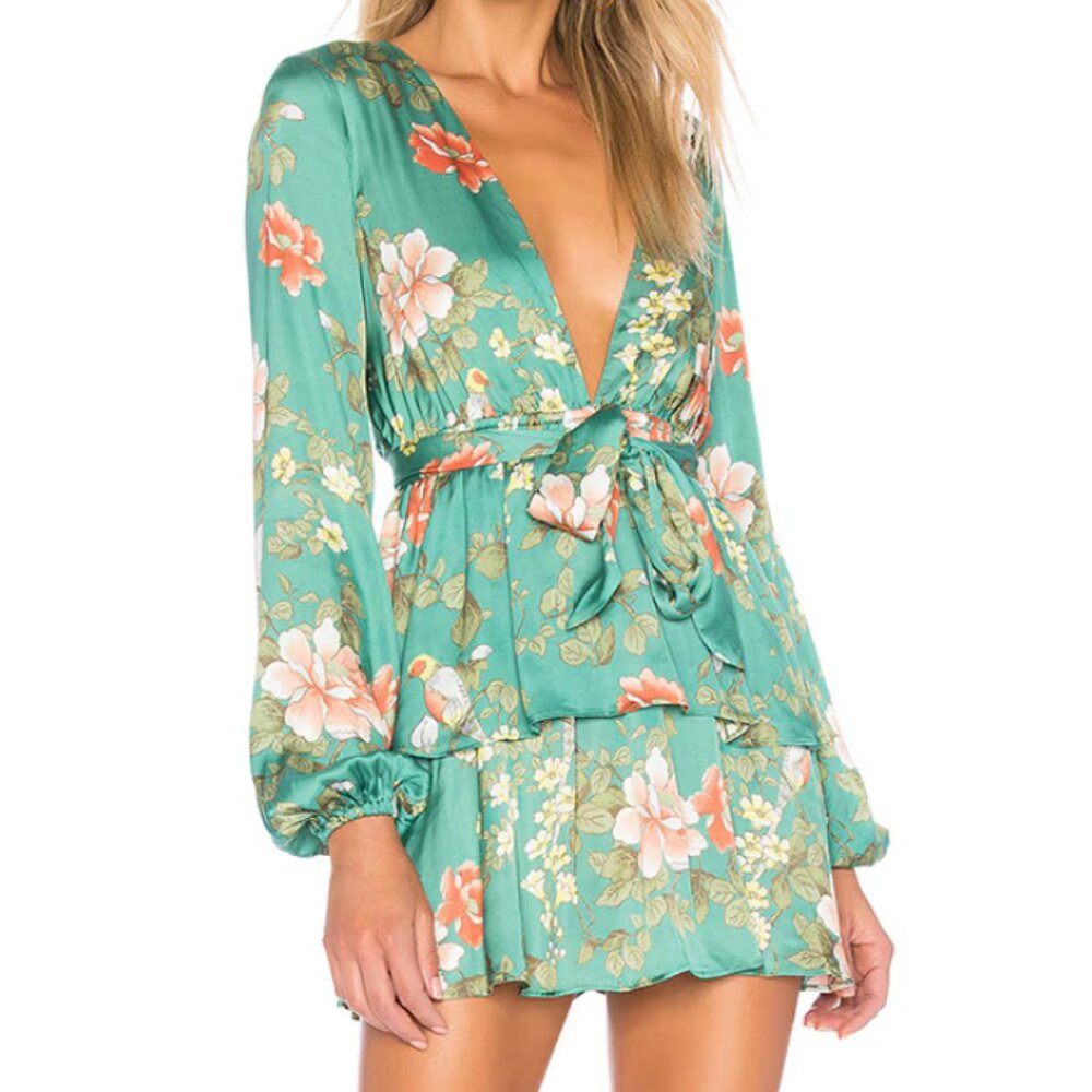 MAJORELLE - Berkshire Dress - in Bellbird - Size S